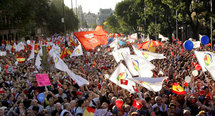 Los antiabortistas retan al Gobierno con una masiva protesta en Madrid Los antiabortistas retan al Gobierno con una masiva protesta en Madrid