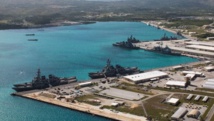La base militar estadounidense en Guam. La base militar estadounidense en Guam.