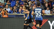 Jugadores del Inter Milan, club comprado por una empresa china. Jugadores del Inter Milan, club comprado por una empresa china.