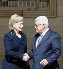 "Nada nuevo", anuncia presidente palestino luego de reunirse con Clinton