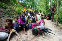 Refugiados Rohingya en la frontera entre Bangladesh y Myanmar