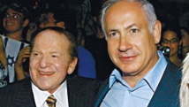 Sheldon Adelson-a la izquierda-y Benjamin Netanyahu