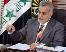 El vicepresidente Tarik Alhashimi