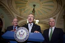 Harry Reid, el líder demócrata en el senado Harry Reid, el líder demócrata en el senado