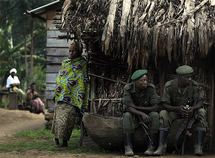 Soldados ruandeses en el Congo