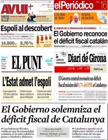 España: la prensa catalana apoya el estatuto catalan con un editorial