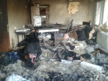 Efectos de la explosión en Maidan Efectos de la explosión en Maidan