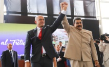 Héctor Rodríguez-a la izquierda-y Nicolás Maduro Héctor Rodríguez-a la izquierda-y Nicolás Maduro