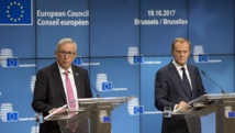 Juncker-a la izquierda-y Tusk. Juncker-a la izquierda-y Tusk.