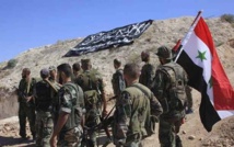 Soldados sirios en Al Qariatain Soldados sirios en Al Qariatain