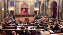 Un pleno del parlamento catalán Un pleno del parlamento catalán