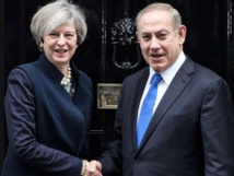 Theresa May y Benjamin Netanyahu
