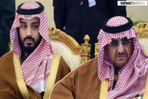 El príncipe heredero saudí, Ben Salman-a la izquierda-y el ex heredero Bin Nayef