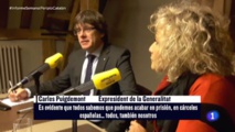 Puigdemont en la escena en la que sonaba la música del exorcista Puigdemont en la escena en la que sonaba la música del exorcista