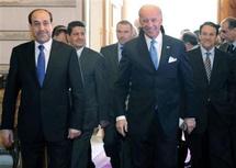 Joseph Biden y Nuri AlMaliki