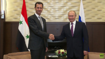 Bashar Al Asad-a la izquierda-y Vladimir Putin. Bashar Al Asad-a la izquierda-y Vladimir Putin.