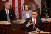 Ante la adversidad, Obama se muestra combativo en el Congreso