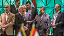 Dirigentes de Fatah y de Hamas en el Cairo