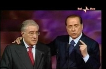 Marcello Dell'Utri y Silvio Berlusconi