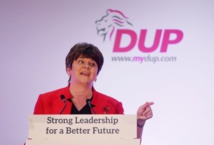 La líder del DUP Arlene Foster La líder del DUP Arlene Foster