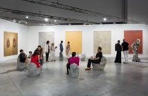 Una sala de Art Basel en Miami Una sala de Art Basel en Miami