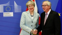 Theresa May y Jean-Claude Juncker Theresa May y Jean-Claude Juncker