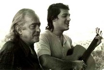 Vinicius de Moraes, a la izquierda, con Toquinho
