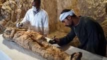 Una de las momias halladas