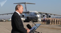 Putin en la base de Homeimim