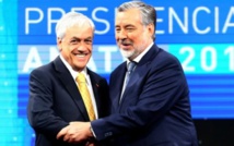 Piñera-a la izquierda-y Guillier Piñera-a la izquierda-y Guillier