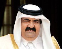 El Emir de Qatar, Hamad Bin Jalifa Al Thani