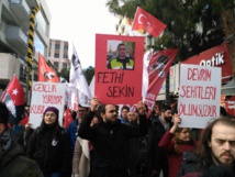 Manifestación de apoyo a la policía