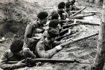 Soldados británicos en Corea durante la guerra