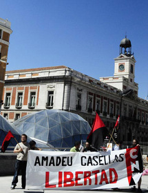 El anarquista Amadeu Casellas sale de la cárcel tras 24 años