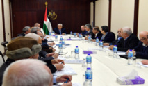 Abbas en la reunión de la OLP