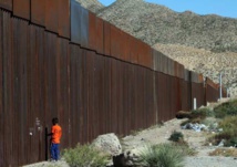 La valla actual entre México y Estados Unidos