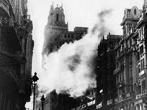 La Gran Vía de Madrid, en 1936