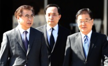 Chung Eui-yong, a la izquierda, y Suh Hoon Chung Eui-yong, a la izquierda, y Suh Hoon