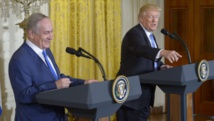 Netanyahu-a la izquierda-y Trump.