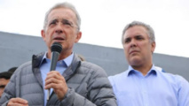 Álvaro Uribe-a la izquierda-y Iván Duque