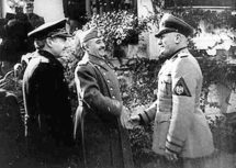 Serrano Súñer, Franco y Mussolini