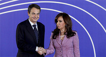 José Luis Rodríguez Zapatero y Cristina Fernández