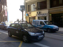 El coche de Google, tomando fotografías