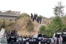 Paraje Lengua de Vaca, donde fueron emboscados los agentes federales