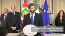 El presidente del congreso, Roberto Fico, del movimento 5 estrellas El presidente del congreso, Roberto Fico, del movimento 5 estrellas