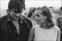 Alain Delon y Romy Schneider Alain Delon y Romy Schneider