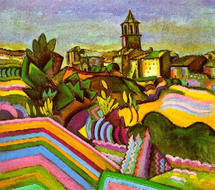 El pueblo de Prades, de Joan Miró