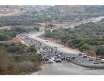 Marcha para pedir que se intercambien presos palestinos por un soldado israelí Marcha para pedir que se intercambien presos palestinos por un soldado israelí