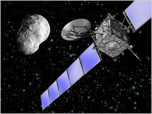 La sonda Rosetta tiene cita el sábado con el asteroide Lutetia