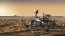 Una representación artística del Rover, el aparato que la NASA planea enviar a Marte en 2020